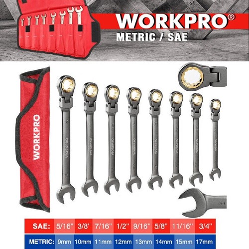 Workpro 8pc 16pc ratcheting - 8pc/16pc,
