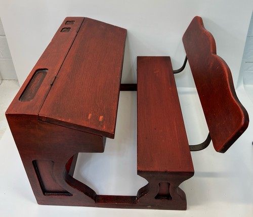 Vintage red stain wooden - vintage,