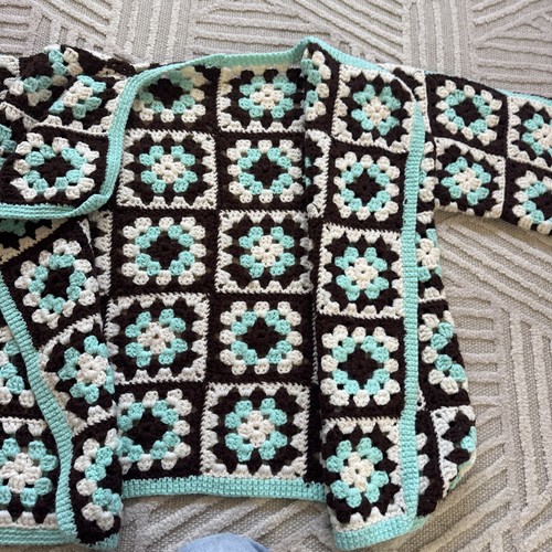 Granny square crochet cropped - granny,