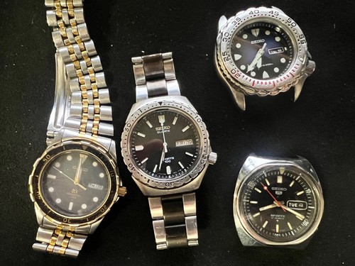 Vintage seiko watch repair lot - watch,