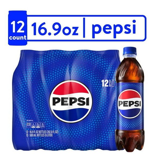 Pepsi cola soda - pop,, 16.9