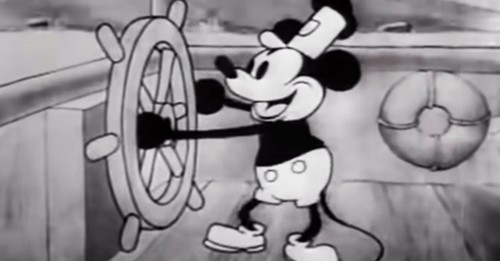 Steamboat willie mickey - mickey, mouse