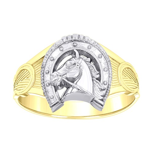 10kt two tone gold - gold, womens
