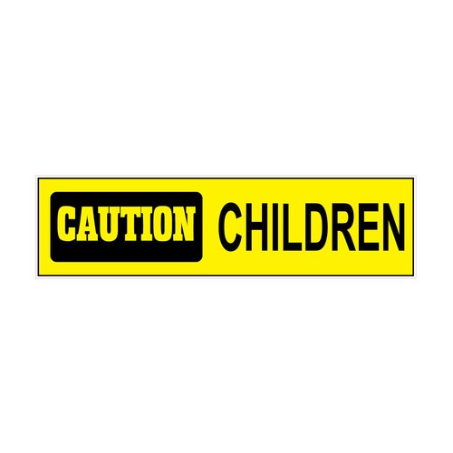 Caution children concession - caution,