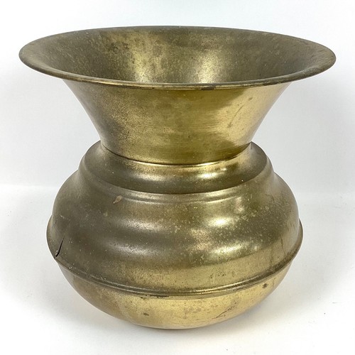 Vintage brass flared lip - brass,