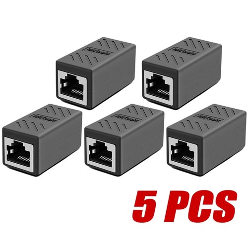5pcs rj45 inline coupler cat7 - coupler,