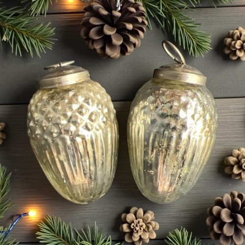 Vtg kugel ornaments set - vtg,