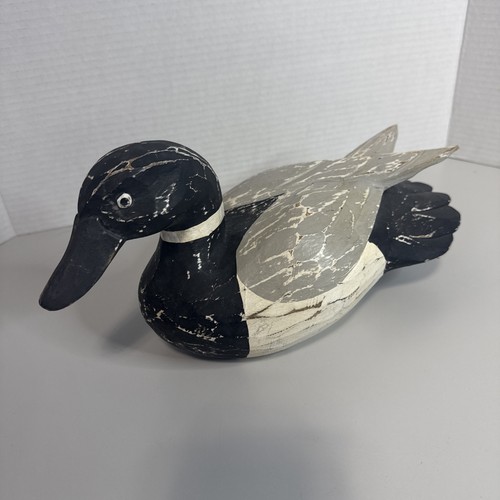 Vintage hand carved canvasback - vintage,