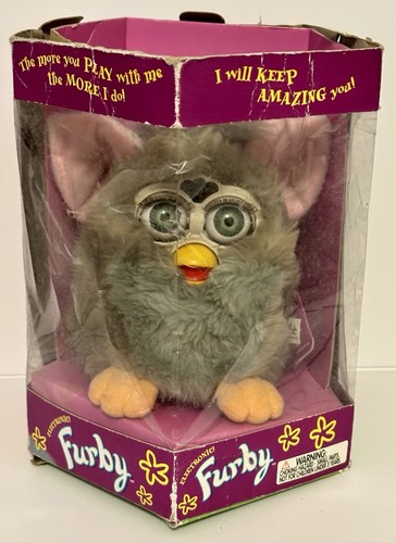 Furby gray wolf 1998 - gray, model