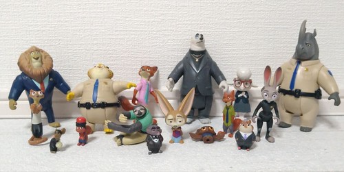 Zootopia figure set 16 - zootopia, (16