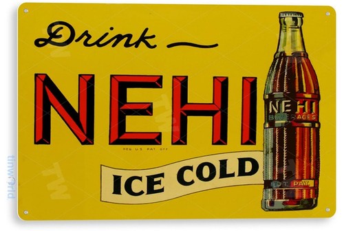 Tin sign nehi retro - sign,