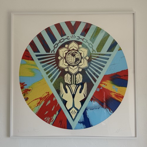 Shepard fairey damien hirst - shepard,
