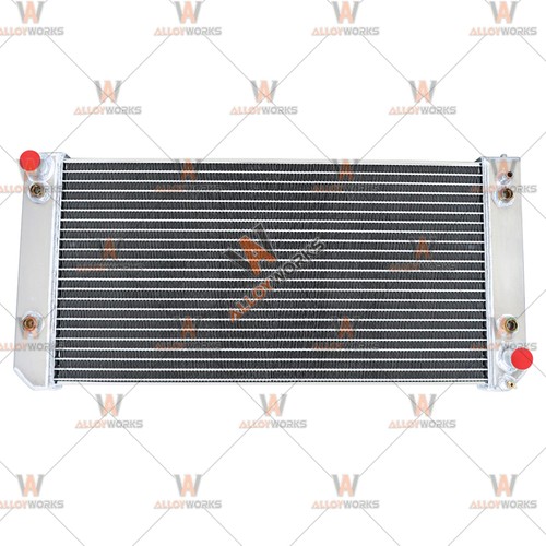 Row aluminum radiator - aluminum, fit