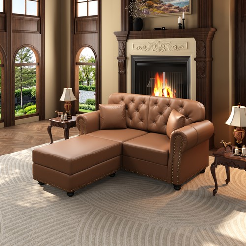 Chesterfield sofa - 63",
