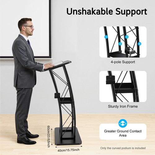 Lectern curved podium - curved,