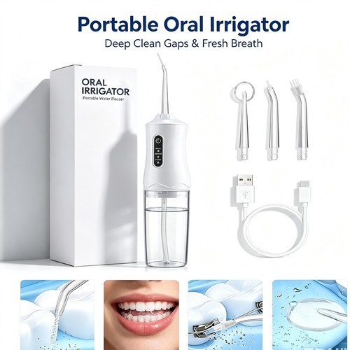 Water dental flosser - dental, pick