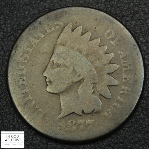 1877 indian head - head, cent
