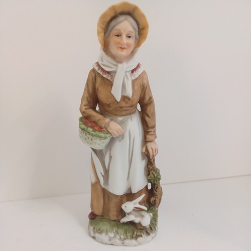 Vintage figurine apple picking - vintage,