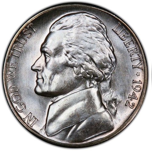 1942 silver jefferson war - silver,