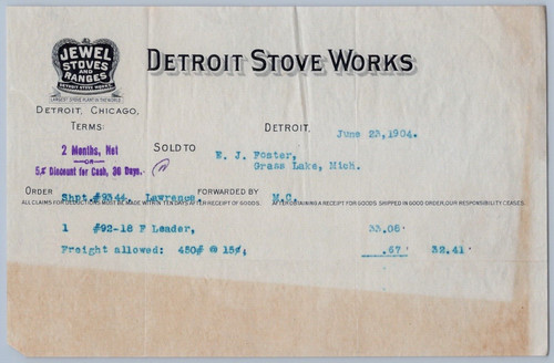 1904 detroit stove works - 1904,