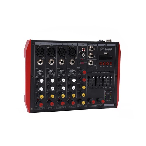 Channel audio mixer - 6,