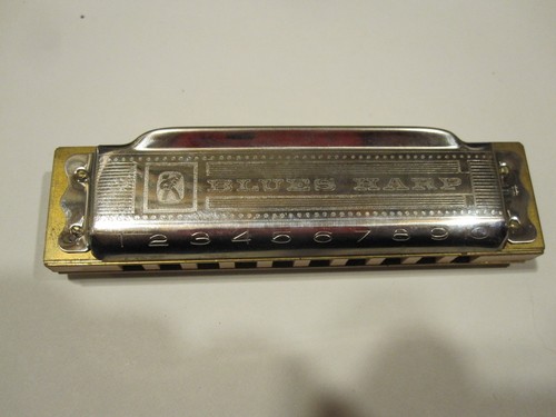 Vintage hohner blues harp - m.,