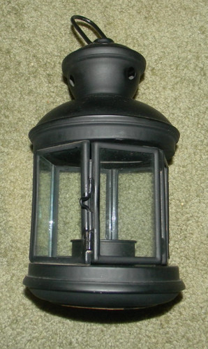 Used vintage lantern tea - vintage,