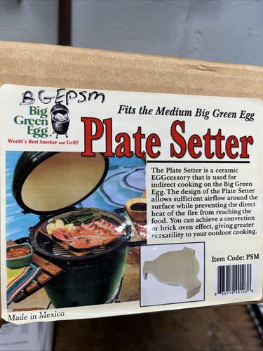 Big green egg - ceramic, plate