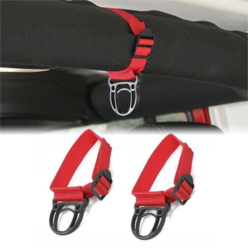Red roll bar coat hook - red,