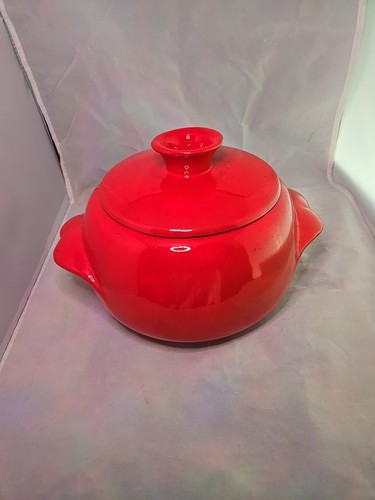 Frankoma pottery flame red - ,