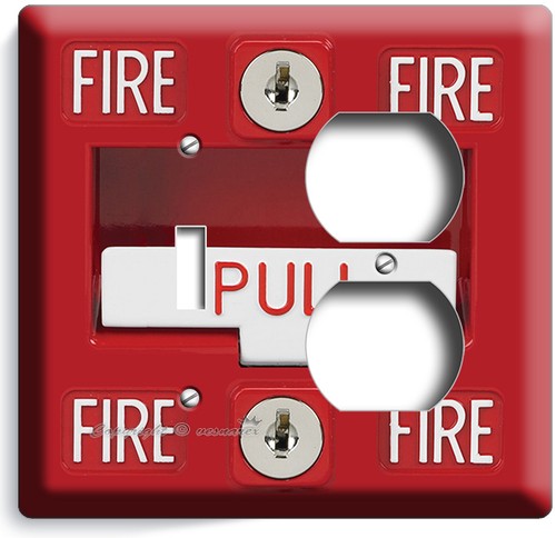 Fire alarm pull - pull, light
