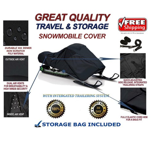 300d snowmobile cover fits - 300d,