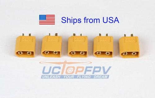 5pk male xt60 connector - xt60, lipo