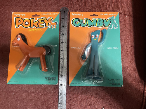 Nos vintage bendable gumby - gumby, &