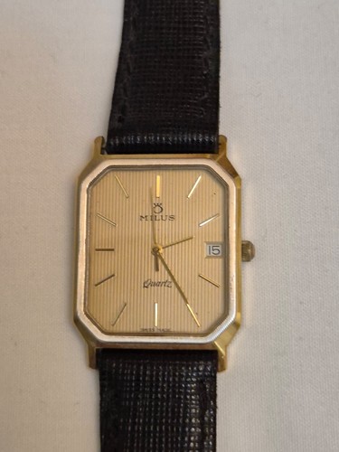 Vintage milus quartz tank - quartz,
