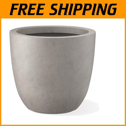 Stylish round concrete - stylish, planter