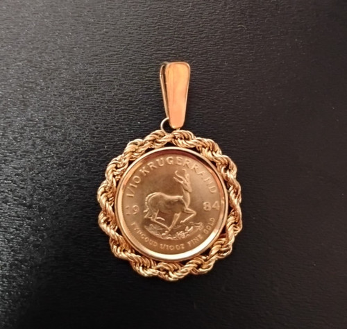 1984 gold krugerrand - 1984, oz