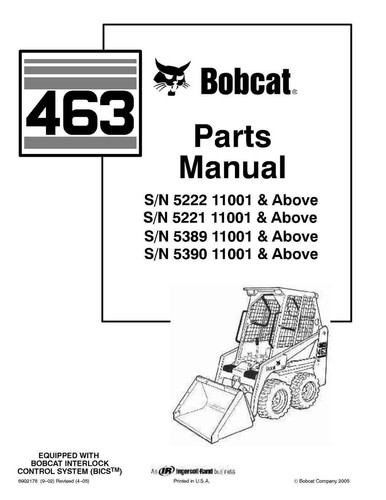 Bobcat 463 skid steer - 463,