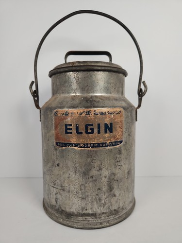 Vintage elgin galvanized metal - elgin,