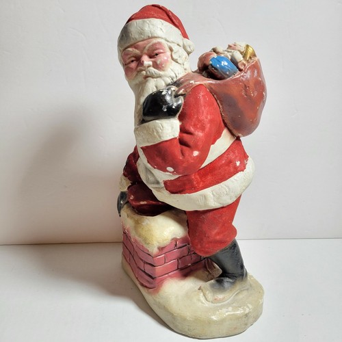 Vintage chalkware christmas - vintage,