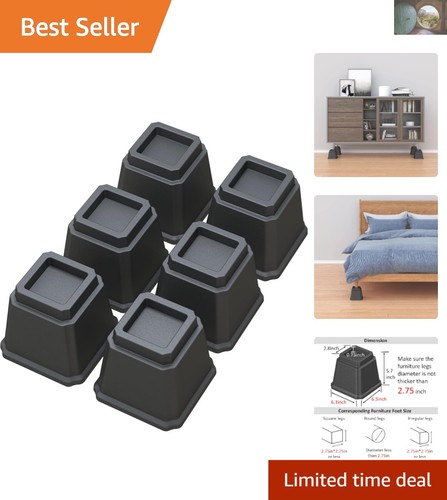Black heavy duty bed - duty,