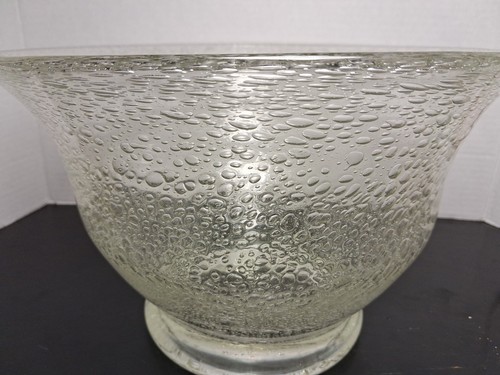 Large hand blown bubble glass - hand,