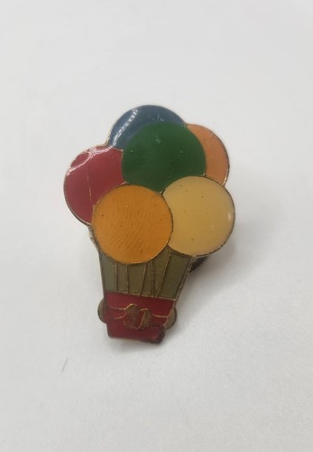 Hot air balloon pin - air, basket