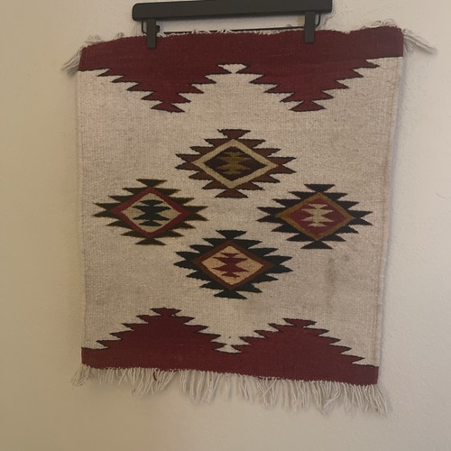 Mexican woven rug - mexican, 24”x