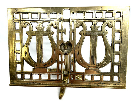 Brass music stand mini tall - mini,