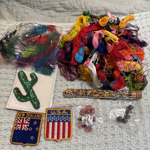 Assorted embroidery floss - embroidery,