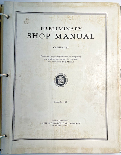 1927 cadillac preliminary - preliminary, 341