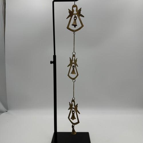 Vintage brass angel wind chime - vintage,