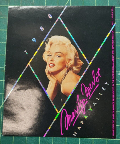 Marilyn merlot 1988 napa - merlot,
