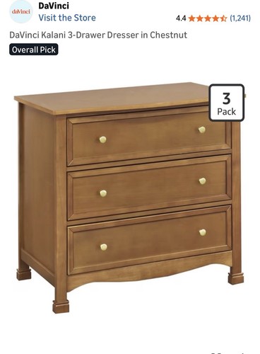 Kalani drawer dresser - 3-drawer,